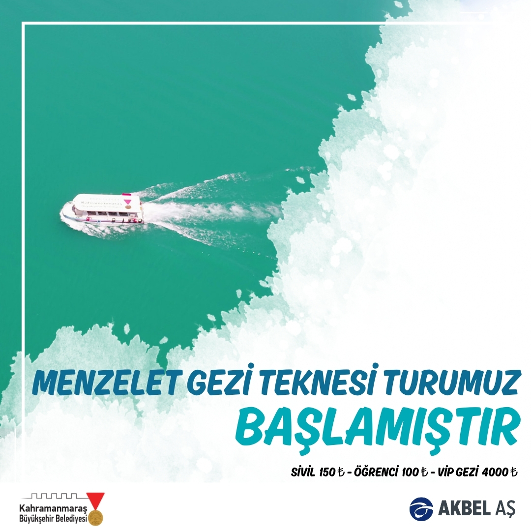 Menzelet Gezi Teknesi Turumuz Başlamıştır